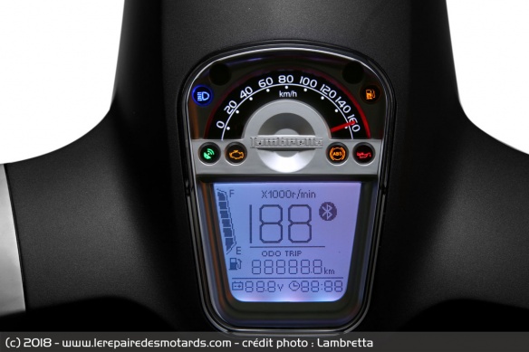 Instrumentation du Lambretta V-Special