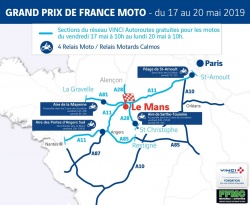 Autoroutes gratuites pour le GP de France