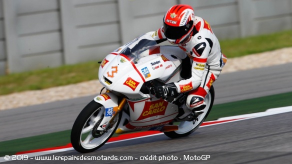 Matteo Ferrari en Moto3, en Italie pour sa première saison