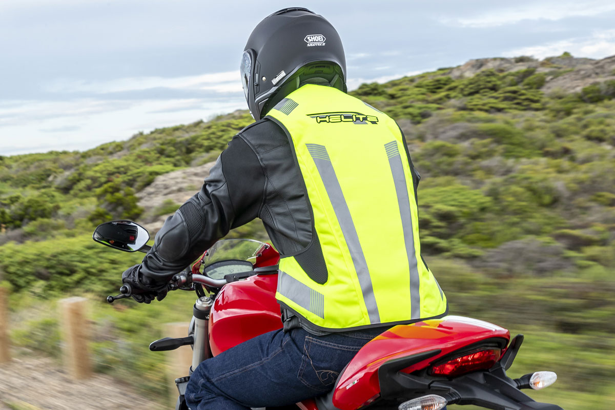 gilet moto fluo