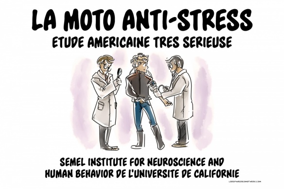 Etude santé : la moto anti-stress
