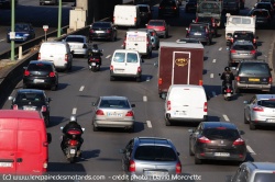 Paris : le périphérique limité à 50 km/h et 2 voies