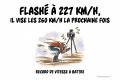 Flash  227  vise 260 km/h
