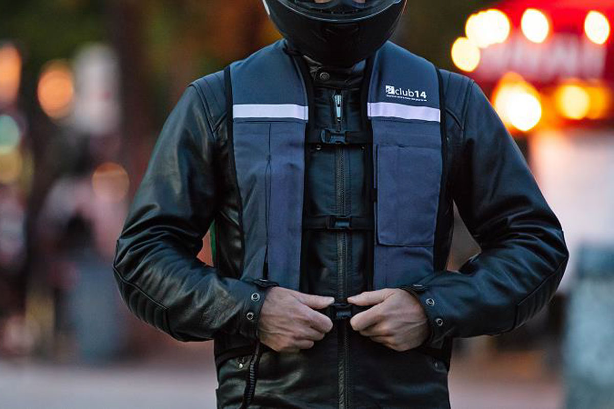 gilet gonflable moto