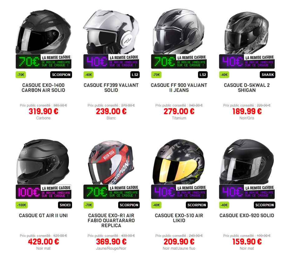 Casque motocross - acheter à bas prix
