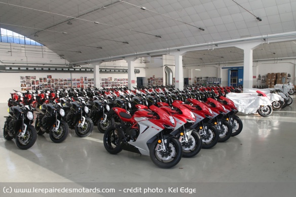 En 2019, MV a produit 3.000 motos