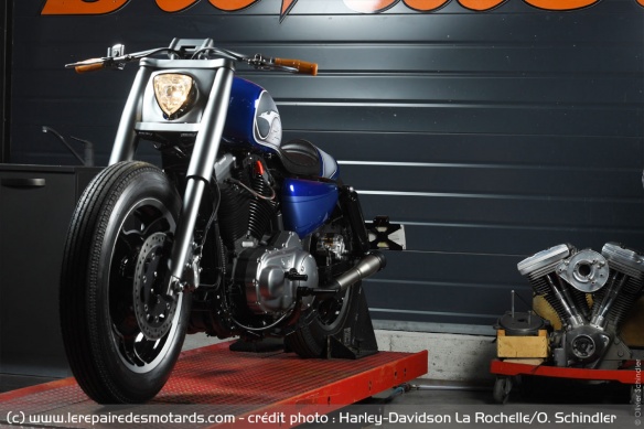 FRENCH and CHEAP de Harley-Davidson La Rochelle sur base de Spotster Superlow 1200T
