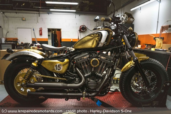 La Chieuse de Harley-Davidson S-ONE sur base de Spotster 1200 Custom