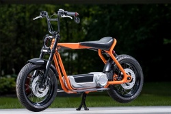 Le scooter électrique Harley s'illustre