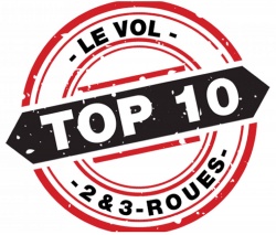 Le Top10 des vols de deux-roues en France