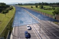 Un toit solaire autoroutes