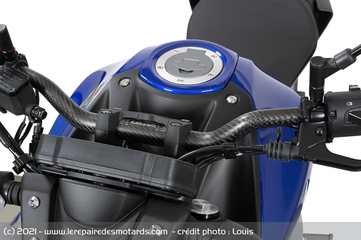 JRL Guidon de moto 22 mm Yamaha barre haute pour Honda Suzuki 