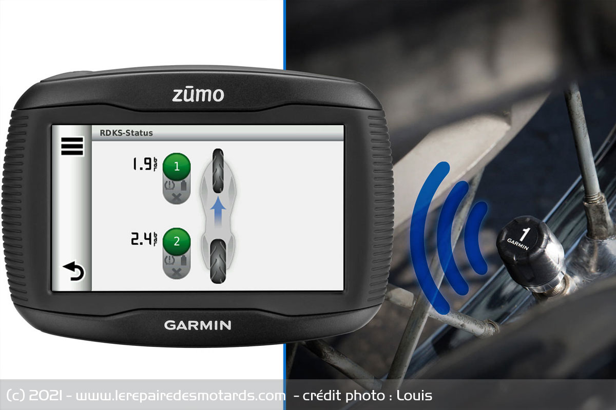 Motor24™ - Système de surveillance de la pression des pneus de moto TPMS -  Avec jauge | bol