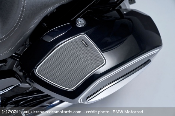 Système audio de la BMW R 18 Transcontinental