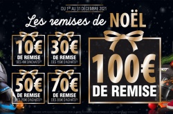 Promo : 100 € de remise sur l'équipement pour Noël