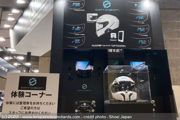 Le public japonais a pu découvrir l'Opticson plus en détail lors du salon d'Osaka