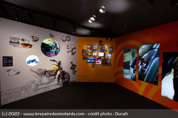 Une exposition 'Scrambler 60th' se tient au Musée Ducati