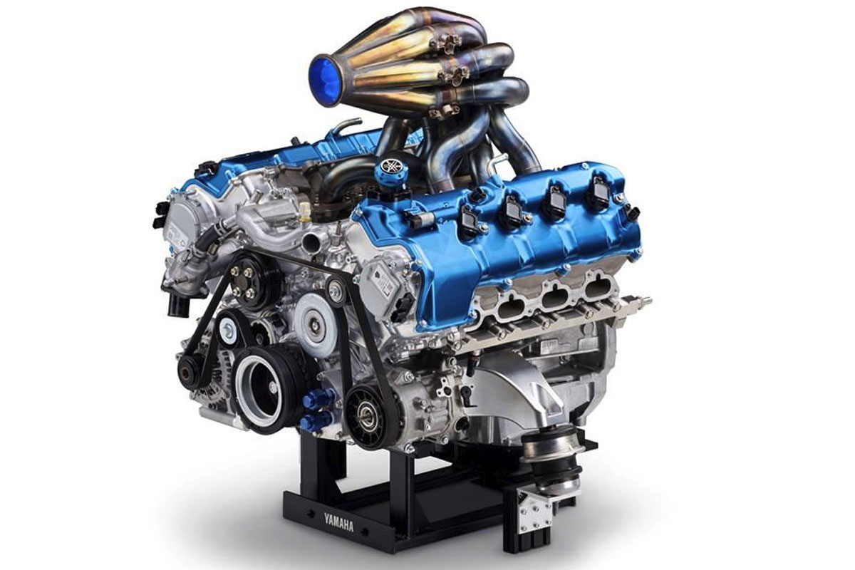 Un moteur V8 à hydrogène chez Yamaha