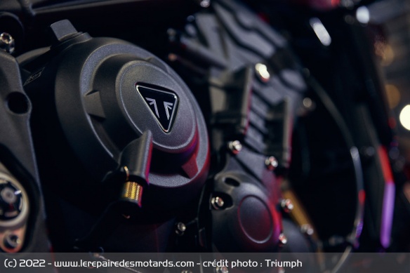 Moteur de la Triumph Street Triple 765 R