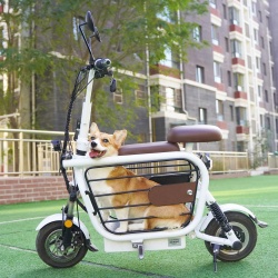 Un scooter électrique pour emmener son animal de compagnie