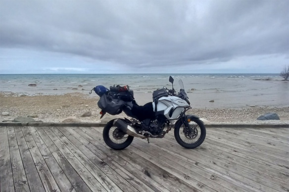 La moto du tour du monde