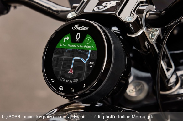 Le compteur de l'Indian Sport Chief