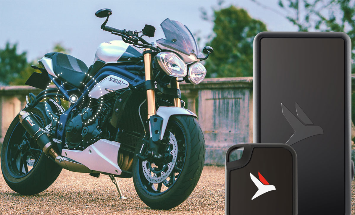 Traceur GPS Flashbird Pégase moto : , tracker gps de moto