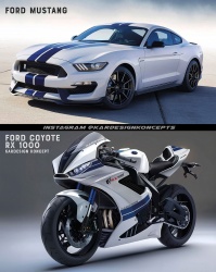La Ford Coyote RX 1000 inspiré par la Mustang - Crédit photo : Kardesign Koncept