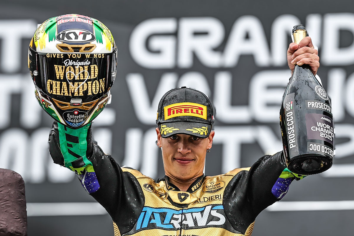 Moreira Champion du Monde Moto2