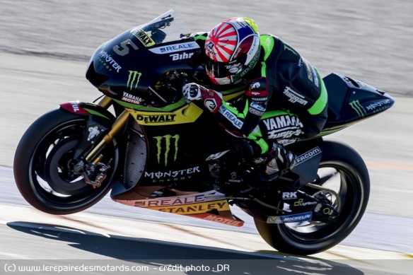 Zarco sur la Yamaha M1 du team Tech3