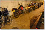 Motos en file Bandit