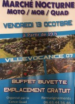 Marché nocture moto mob quad villevocance (07)