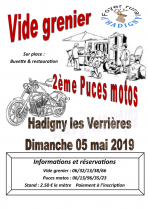2nd Puces motos Hadigny les Verrières
