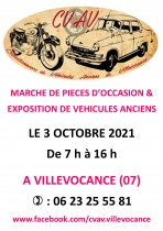 Marché de pièces d'occasion et exposition