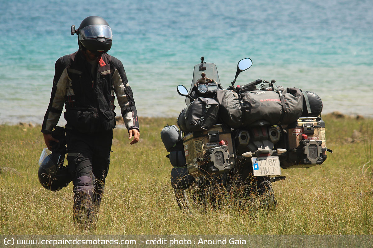 Support de sac en filet élastique pour motos Filet d'attache de