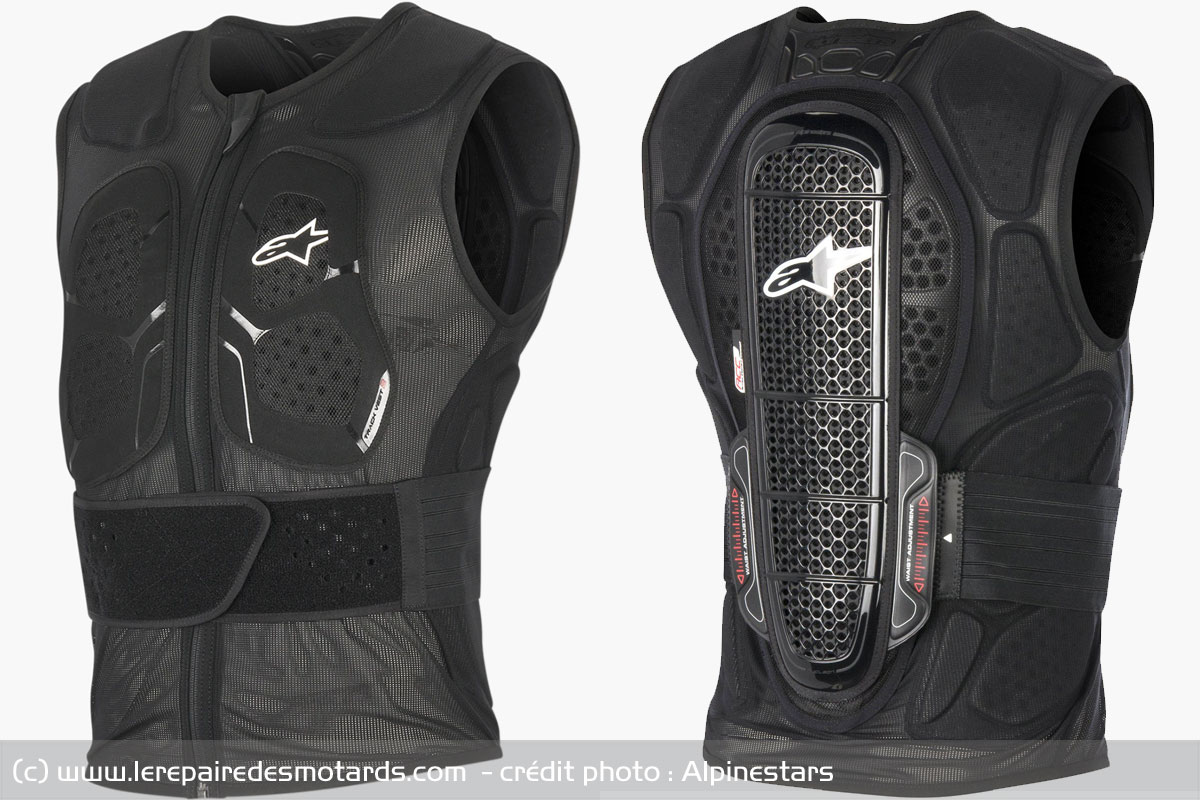 Protecteur dorsal Hit-Air pour plus de protection à moto ou à