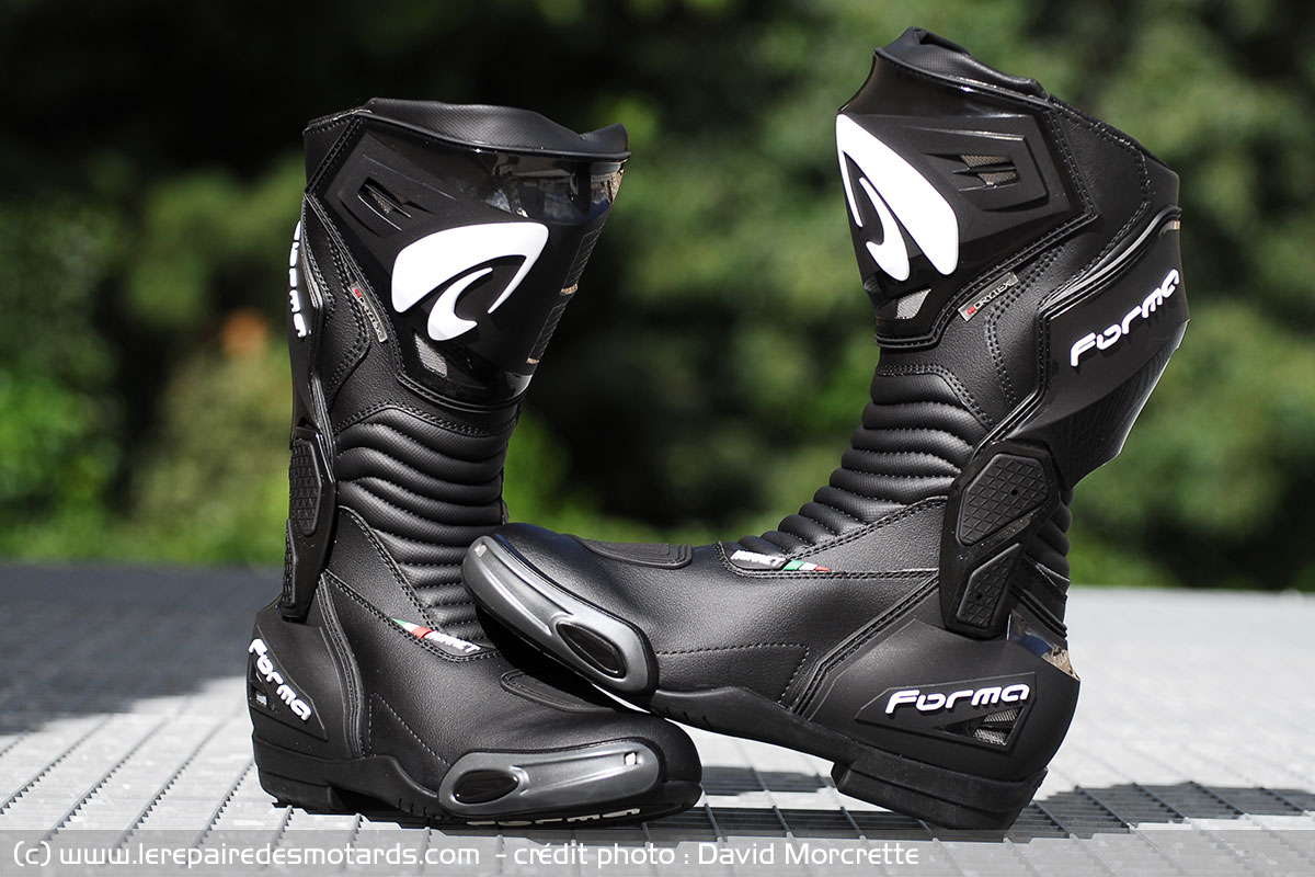 Protection chaussures moto en cuir Segura