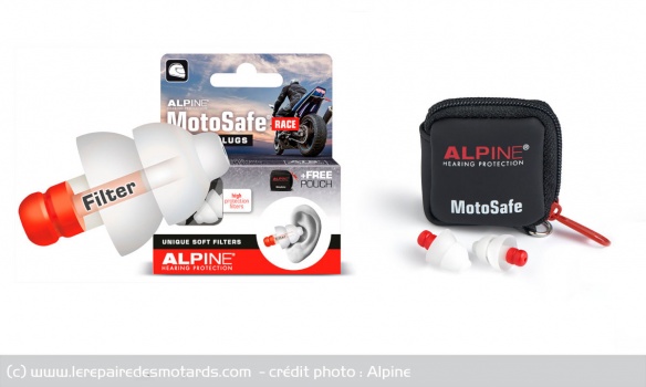 Les bouchons Alpine MotoSafe