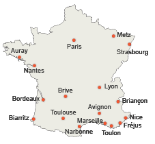 Carte gares moto train