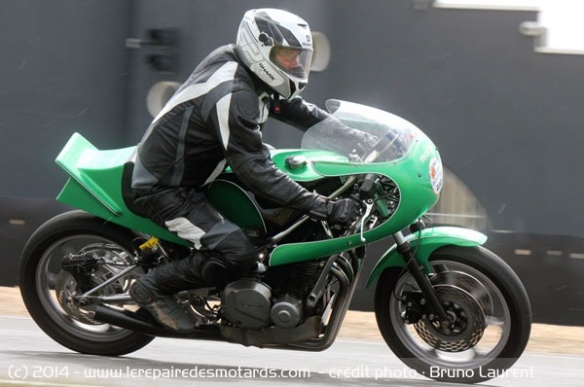 Moto Martin Kawasaki lors des Iron Bikers