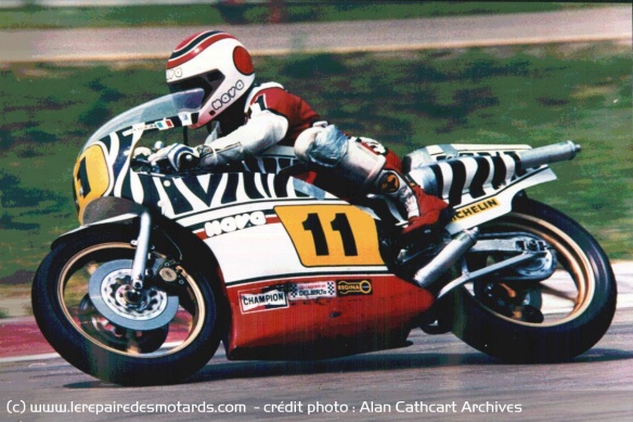 Carlo Perugini sur la Sanvenero 500 en 1981