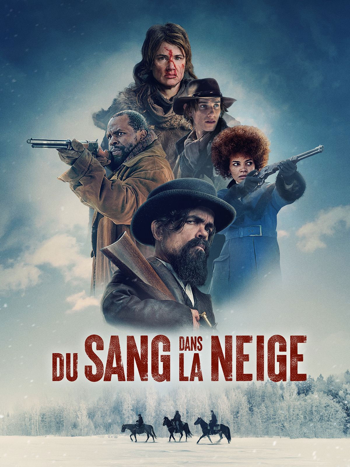 Film moto : Du sang dans la neige