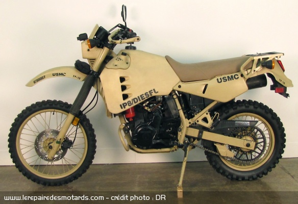 Le top 10 des motos Diesel, la Hayes KLR 