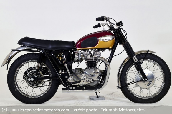 La T120 TT de 1966 est une des Bonneville les plus rares et les plus recherchées