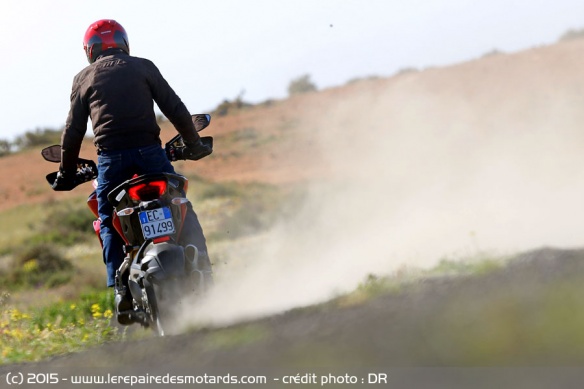 Ducati Multistrada 1200 DVT en tout terrain