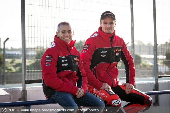 Bautista et Davies étaient eux-aussi à Jerez pour essayer la V4 R