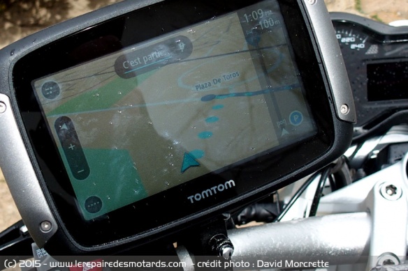 Luminosité réglable GPS TomTom Rider 400