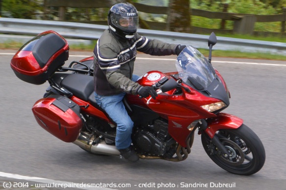 Vue du dessus Honda CBF 1000 F