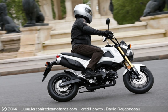 Honda MSX 125 en ville