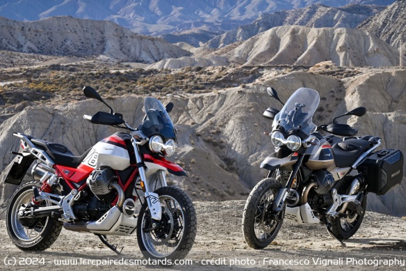 Les Moto Guzzi V85 TT et TT Travel